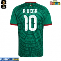 Mexiko Alexis Vega #10 Heimtrikot EM 2024 Kurzarm